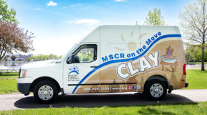 Picture of Clay on the Move van