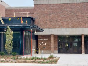 Madison West High Pool Entrance